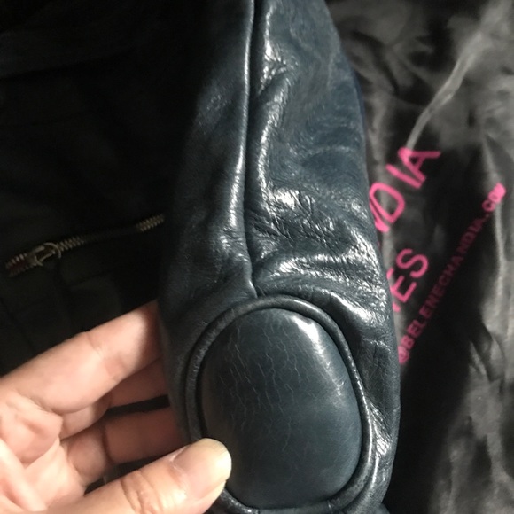 Belen Echandia Leather large shoulder tote bag - Picture 7 of 8